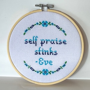 Custom Cross Stitch Pattern: Personalized Floral Wreath (PDF Pattern)