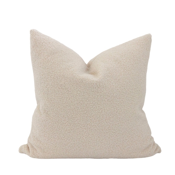 White Textured Pillow Etsy