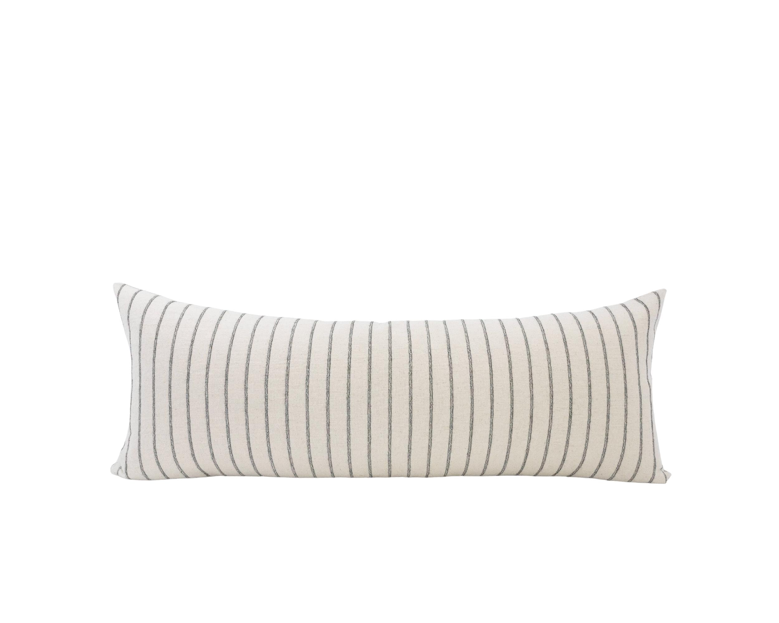 OLIVER || 14x36 Black Stripe Pillow Cover Warm Neutral Stripe Modern Farmhouse Stripe Hmong Stripe Ivory Stripe Modern Classic Stripe Pillow