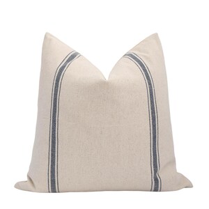 Blue and Brown Pillow Cover Set, Coastal Pillow Set, Cottage Pillow Set, Neutral Pillow Combo, Tapestry Pillow, Sectional Pillow Combo image 4