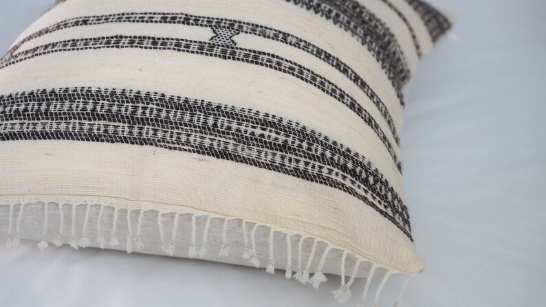 20x20 Cream Vintage Indian Wool Pillow Cover Modern Wool Pillow Modern Farmhouse Pillow TAARA Cream Wool Pillow Rustic Pillow