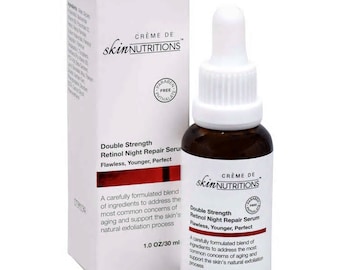 DOUBLE STRENGTH Retinol Night Repair Serum - Buy in Multiples! - Cosmetic Grade - Reduce Fine Lines and Wrinkles