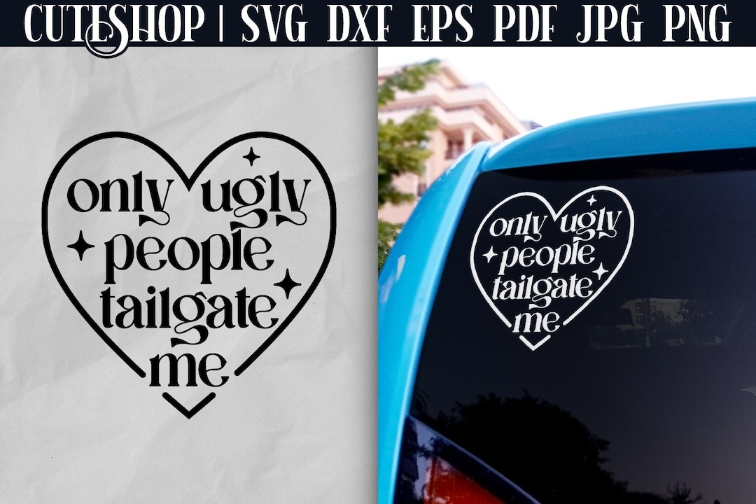 Funny Car Decal SVG - Funny Car Stickers | Bumper Sticker SVG | Car ...