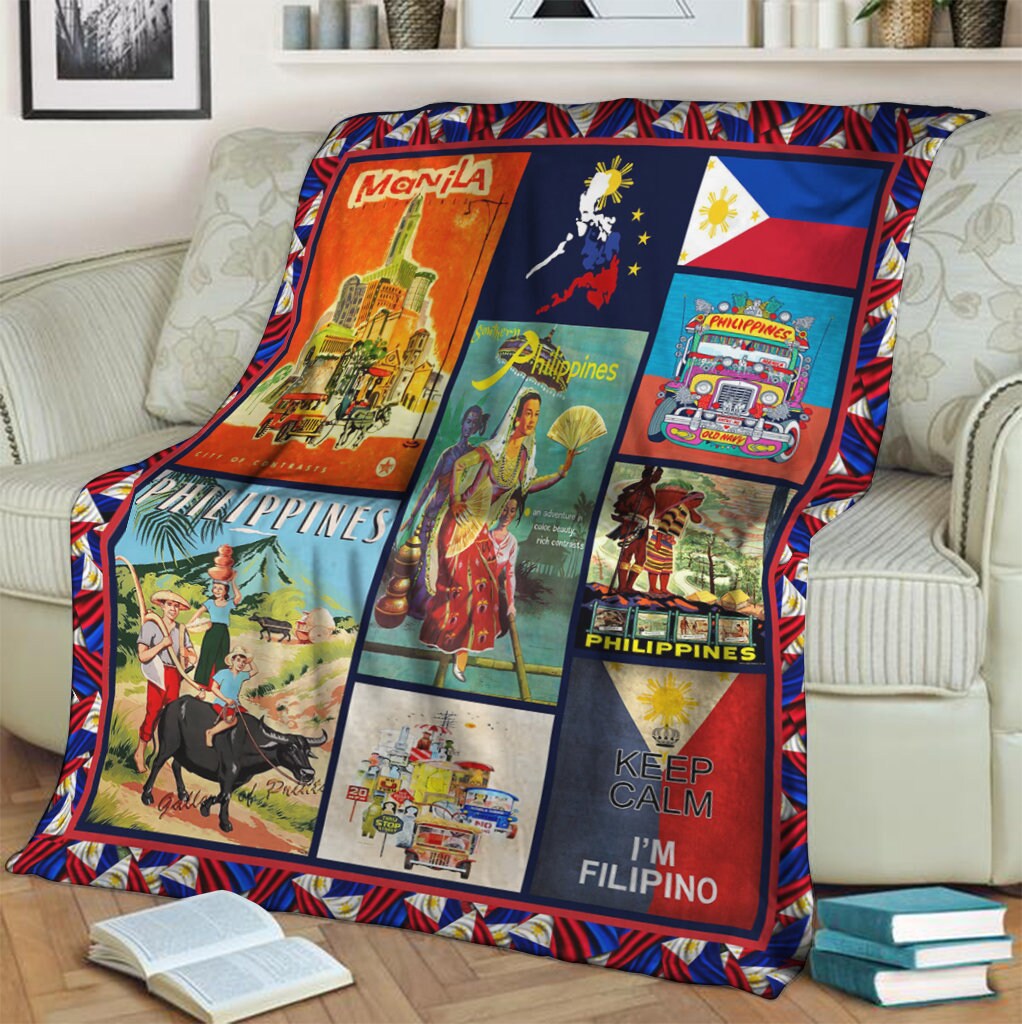 Philippines Culture Quilt Blanket Blanket For Girl Gift For Etsy