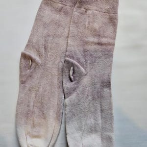Naturally hand dyed bamboo cotton ankle sock, eco friendly, womens gift