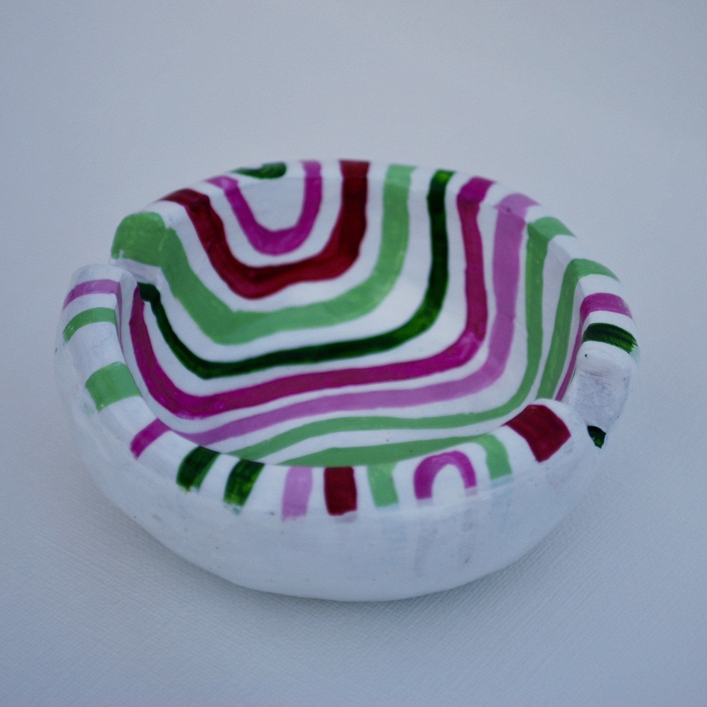 SWEET Handsculpted Clay Ashtray Etsy