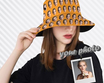 Custom Unisex Bucket Boonie Hat | Personalize Cotton Wide Brim Outdoor Summer Cap Hiking Beach Sports | Gift For Her | Mothers Day Gift