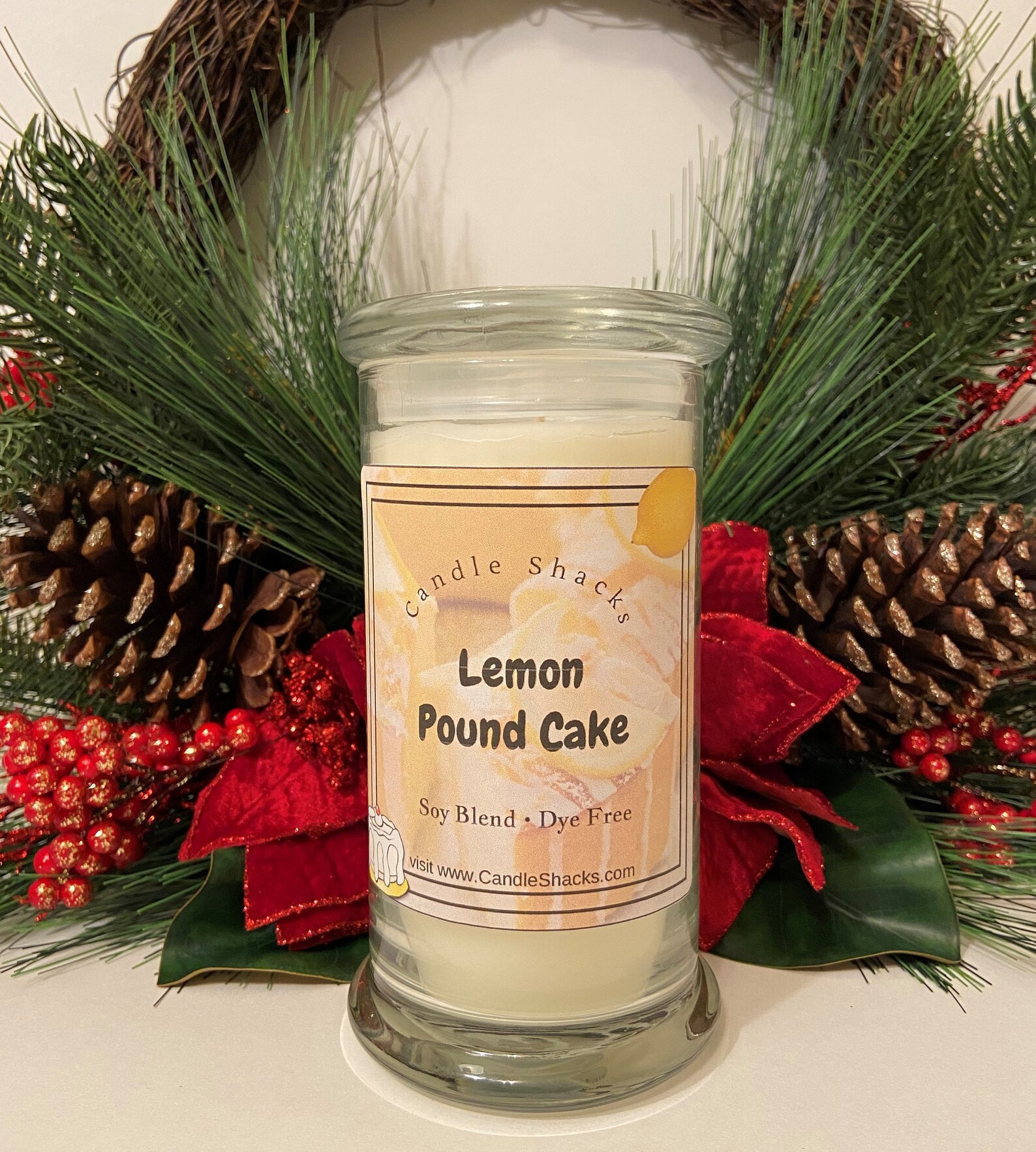 Lemon Pound Cake Candle Gift Candle Scented Candle Soy Etsy