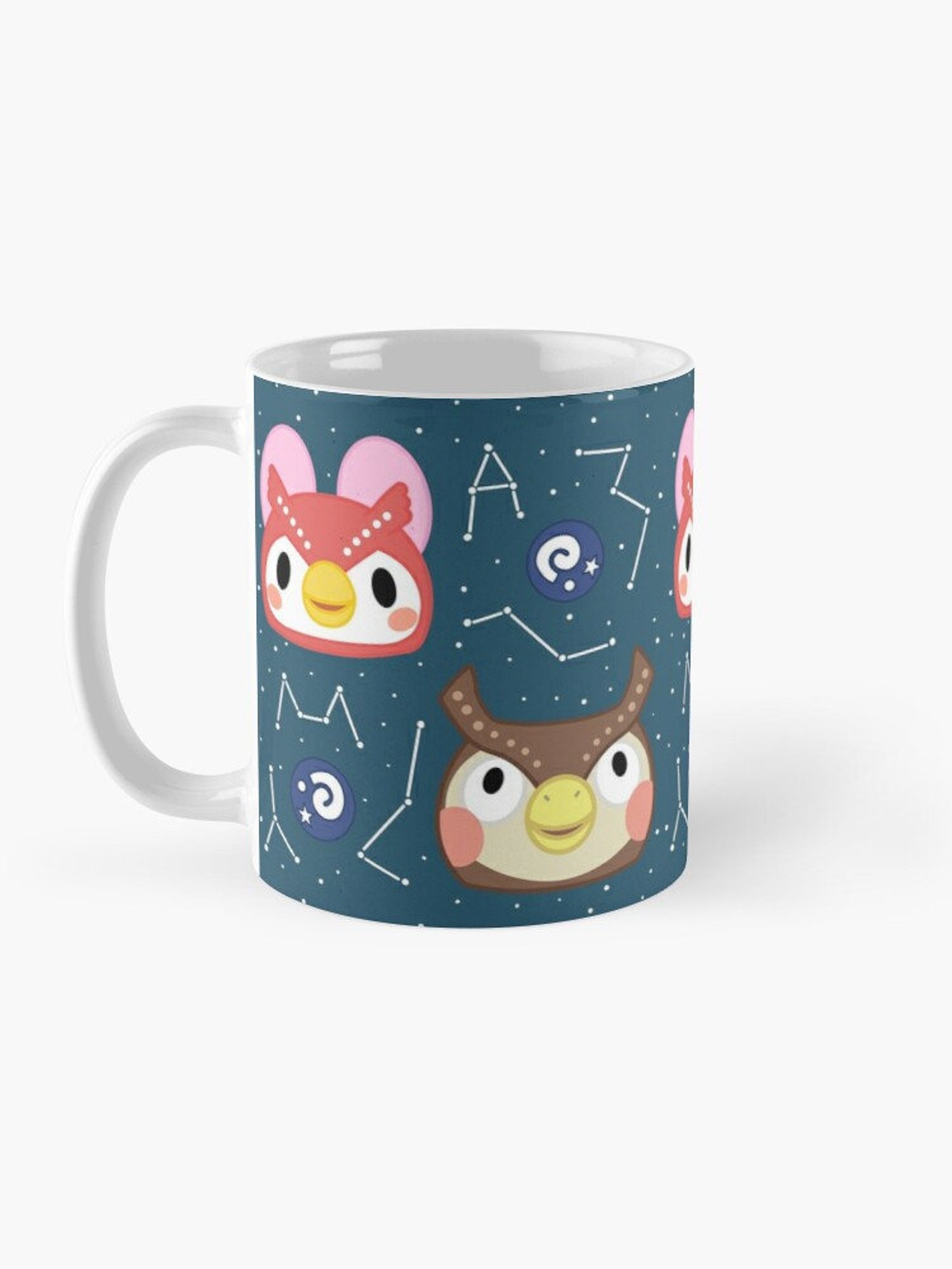 Animal Crossing Celeste and Blathers Coffee Mugs, Animal Crossing 11 Oz