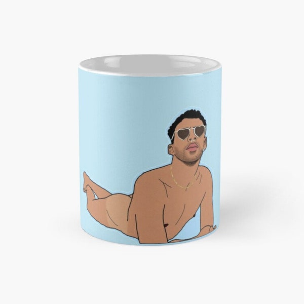 Bad Bunny - Baby Blue Coffee Mugs, Bad Bunny 11 Oz & 15 Oz Mugs