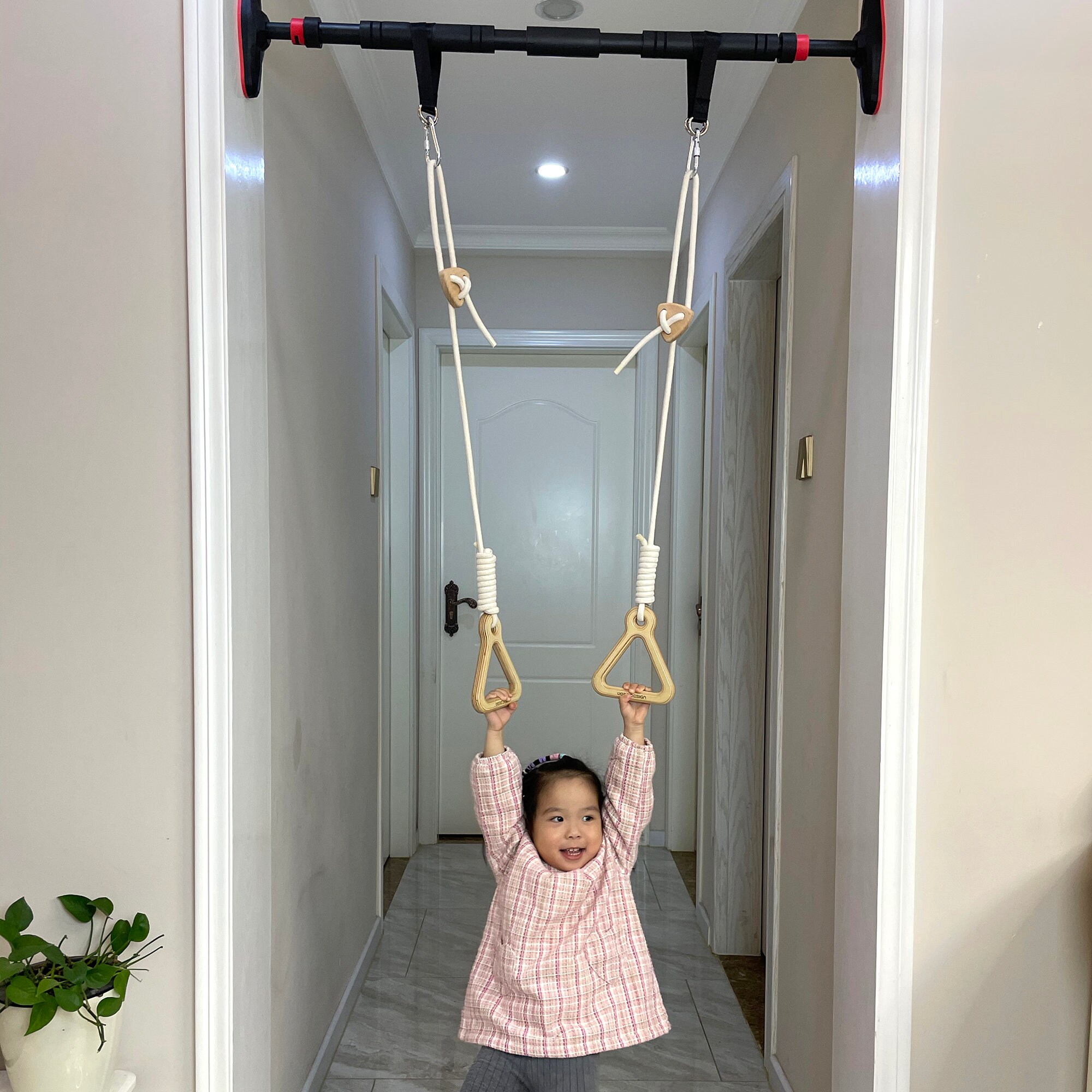 Gymnastic Rings/Wooden gym Rings with adjustable Etsy