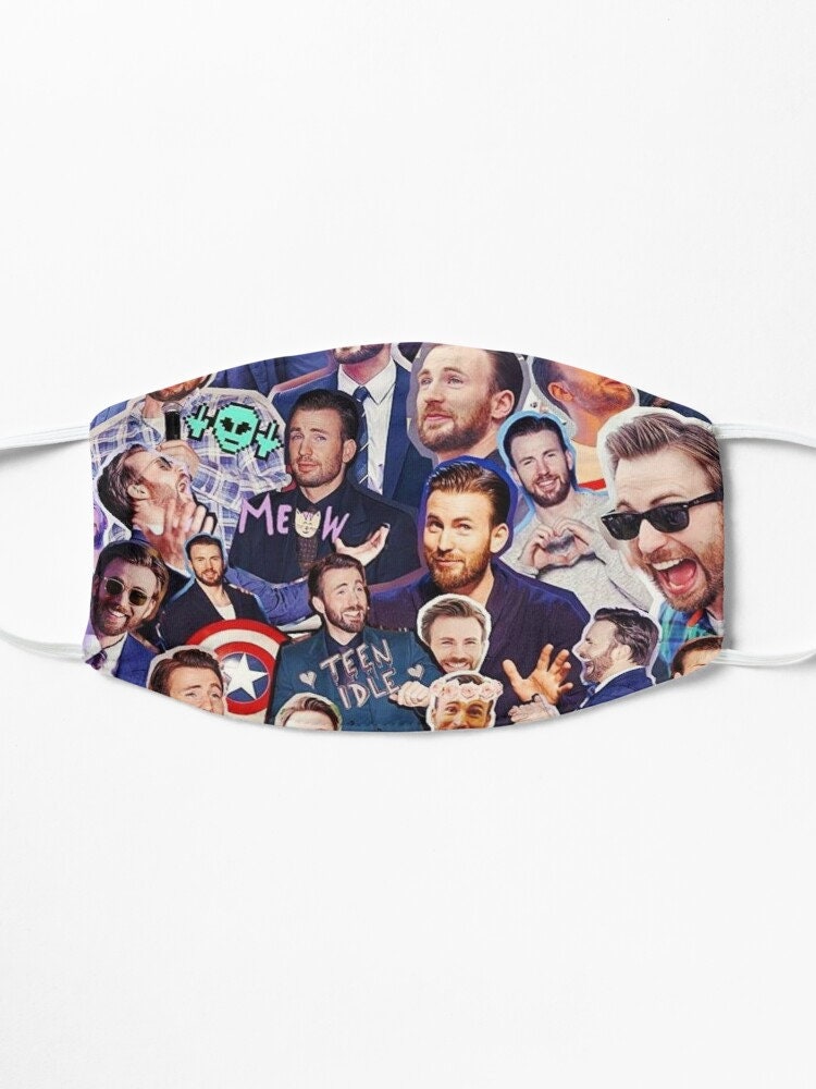 Evans C Face Mask Chris Evans Masks Chris Hot Mask para | Etsy