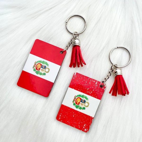 World Flags Keychain, Full/Distressed Flag Keychain/keyring, Keyring/Keychain, Gifts for Her/Him