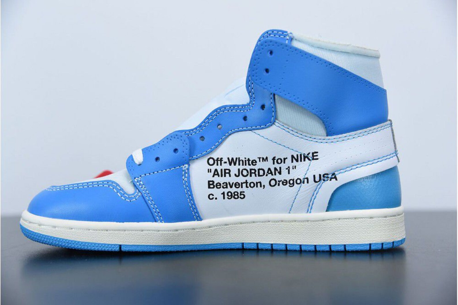 Air Jordan Retro 1 OG x Off-White UNC Unisex Basketball | Etsy