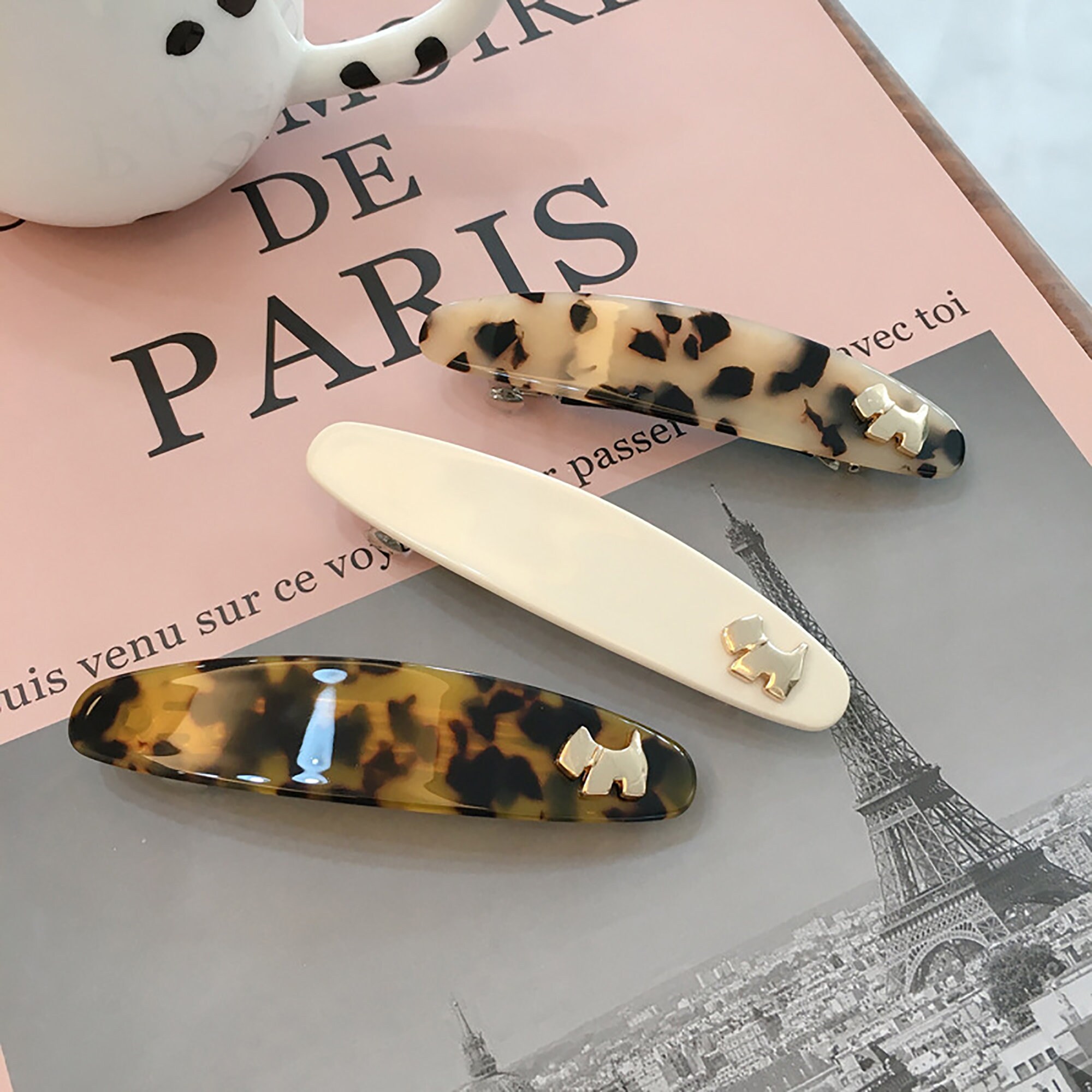 92 cm Haarspange Hund Dekoration Frühling Haarspange Acetat Etsy