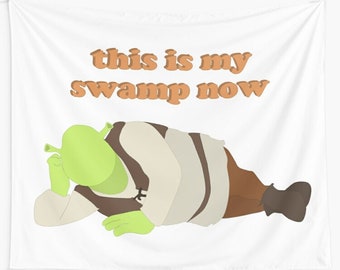 shrek wall tapestry