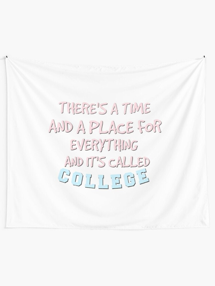College Tapestries Girl Dorm Wall Tapestry College Wall Etsy Italia