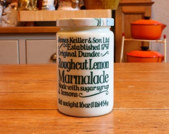 JOHN MOIR & SON オレンジマーマレード瓶 Rare Antique John Moir Marmalade Pot: Aberdeen & London, C