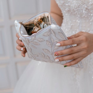 Personalized wedding purse, personalized purse with photo option , Clutch Purse for Wedding , Custom Gift for Bride to Be