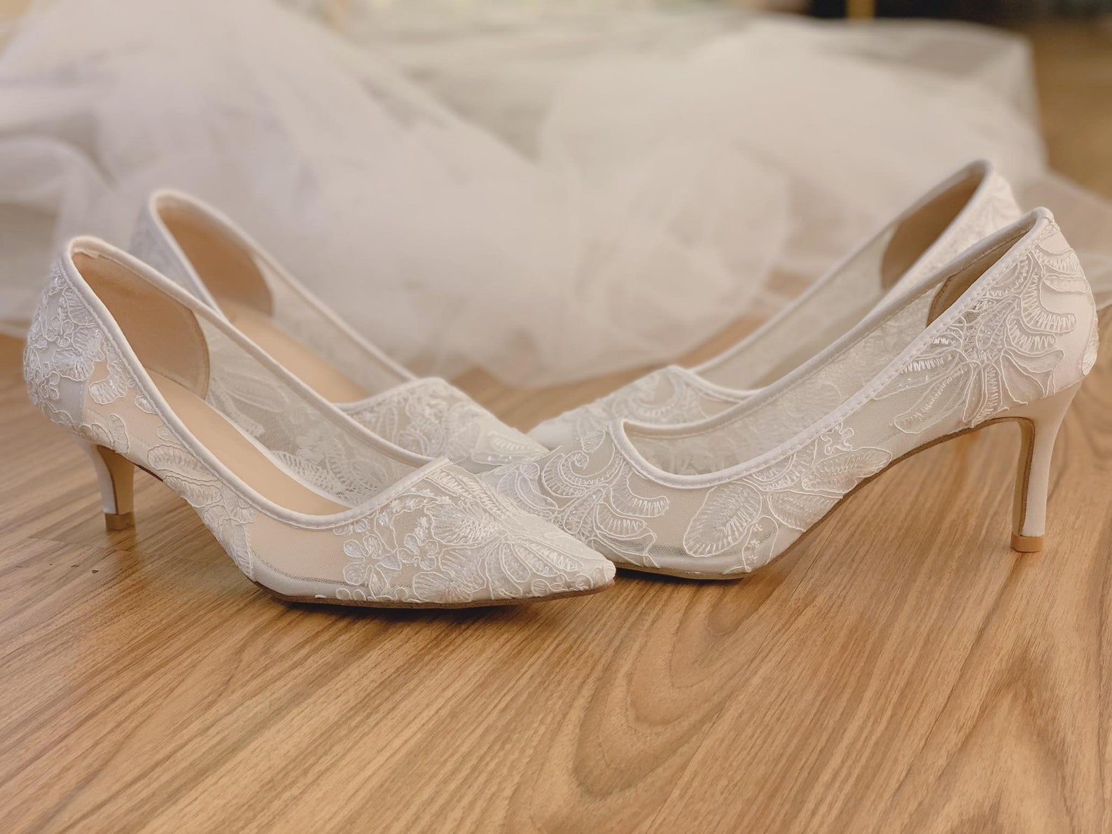 nude color wedding shoes