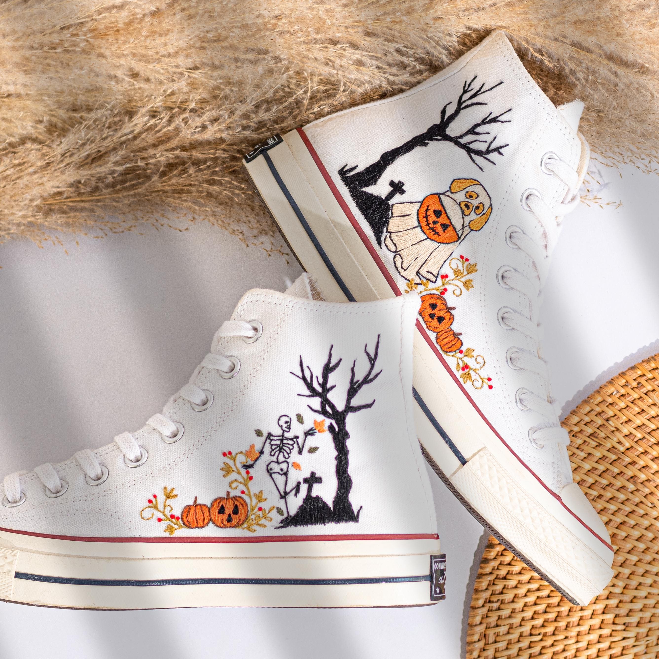 Orange High Top Womens Converse