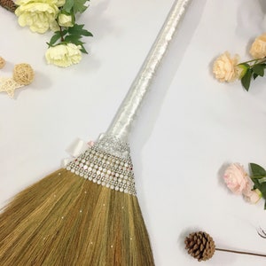 Beaded Wedding Broom / Jumping Broom / The Signature Wedding Broom