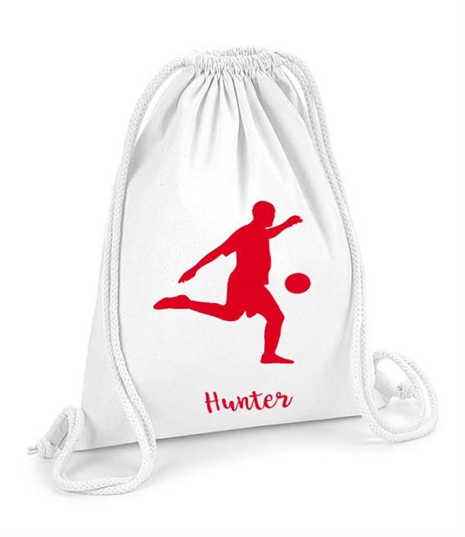 Drawstring Gym Sack Personalised Kids Bag Organic Cotton Etsy