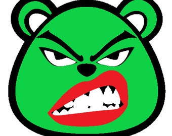 Download Bear Face Svg Etsy