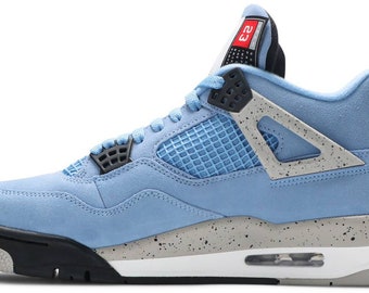 Air Jordan 4 Blue Etsy