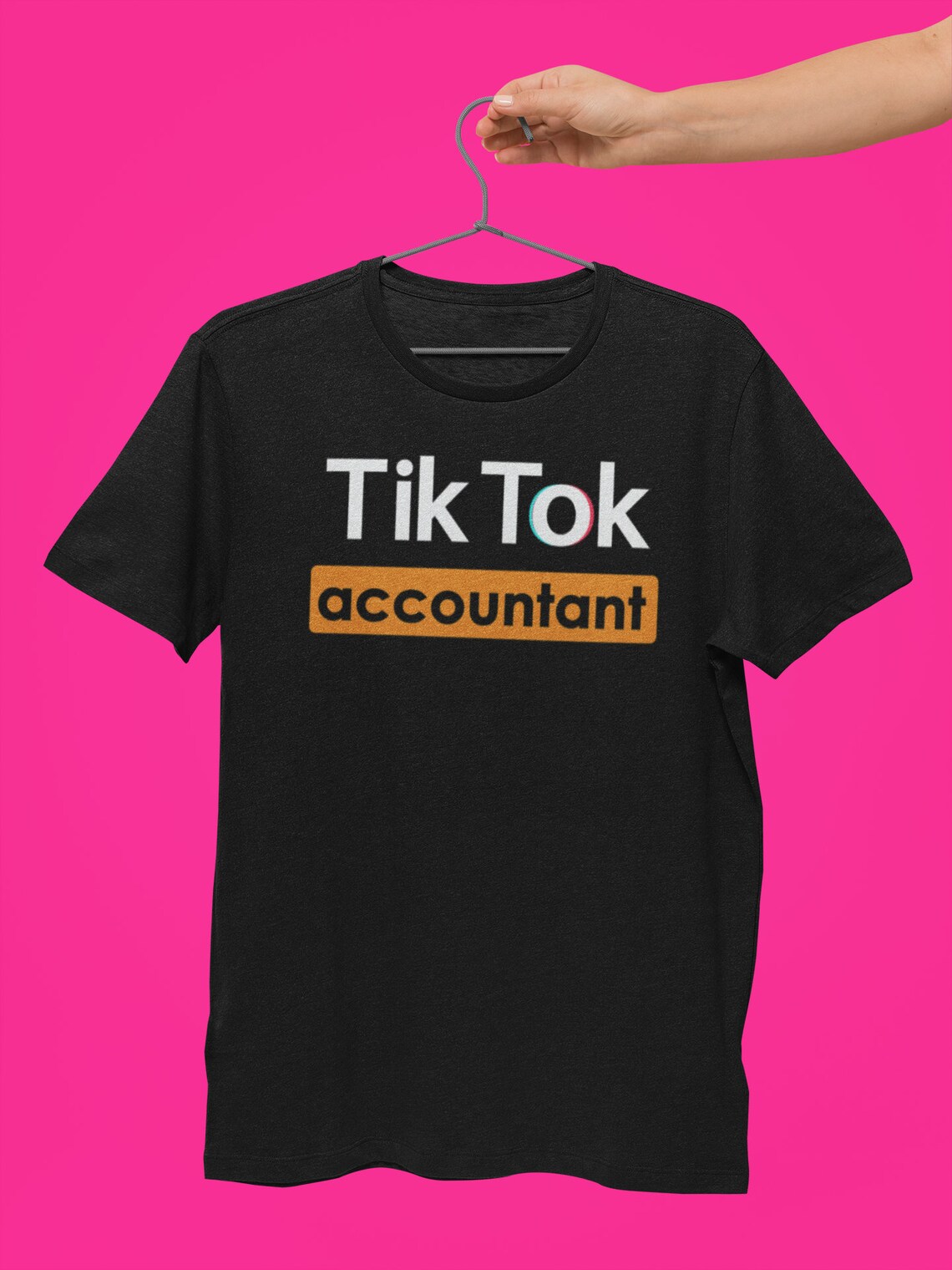 TikTok Accountant funny t shirt for women Crew Neck Unisex fit Etsy