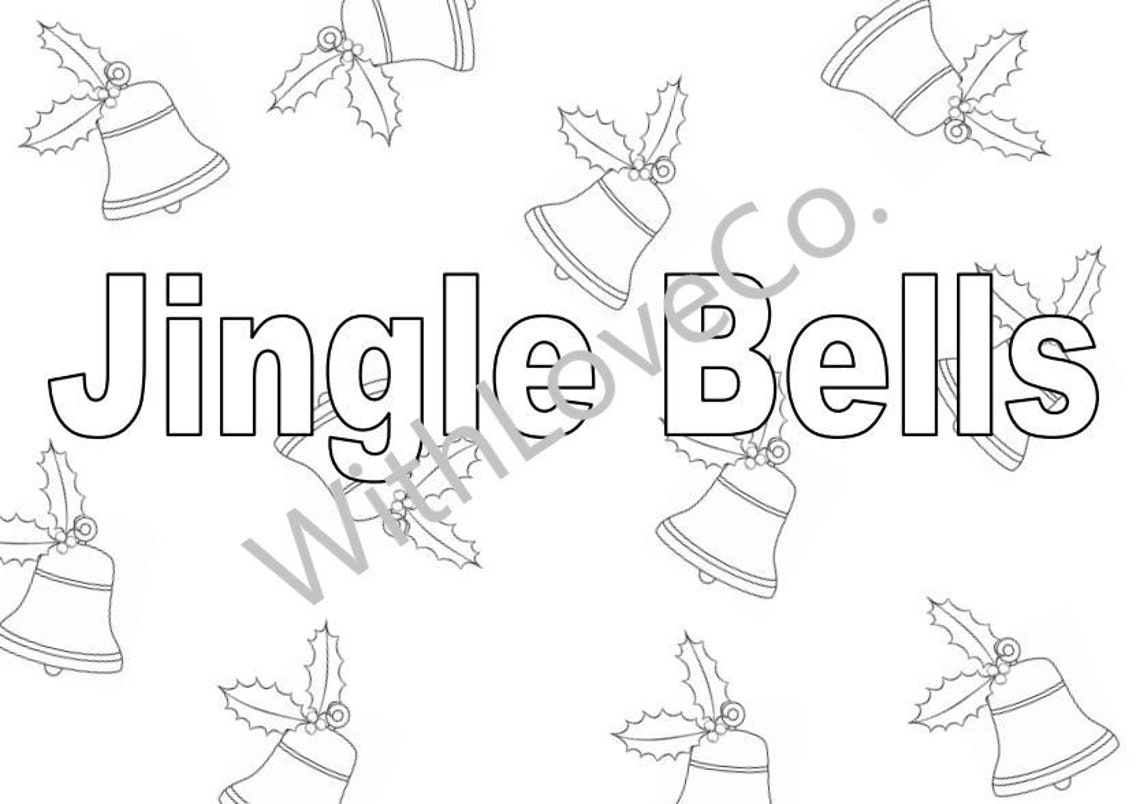 Christmas Colouring A4 Printable Colouring Sheets - Etsy