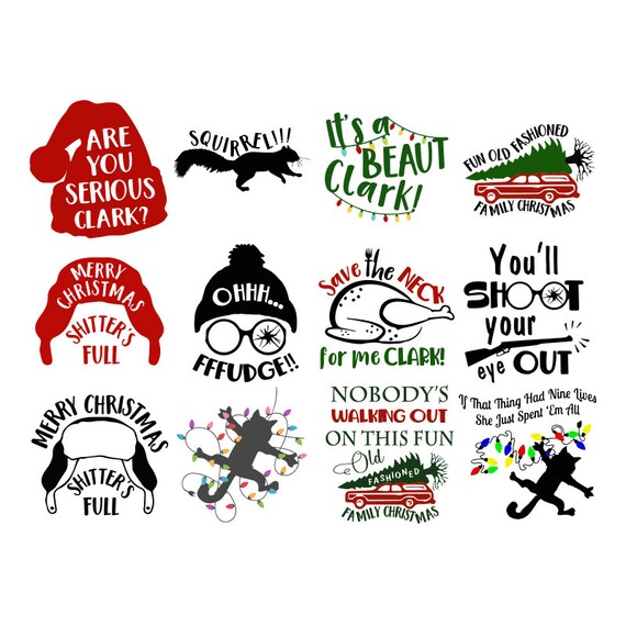 Christmas Vacation Bundle svg Funny Christmas svg merry xmas  Etsy