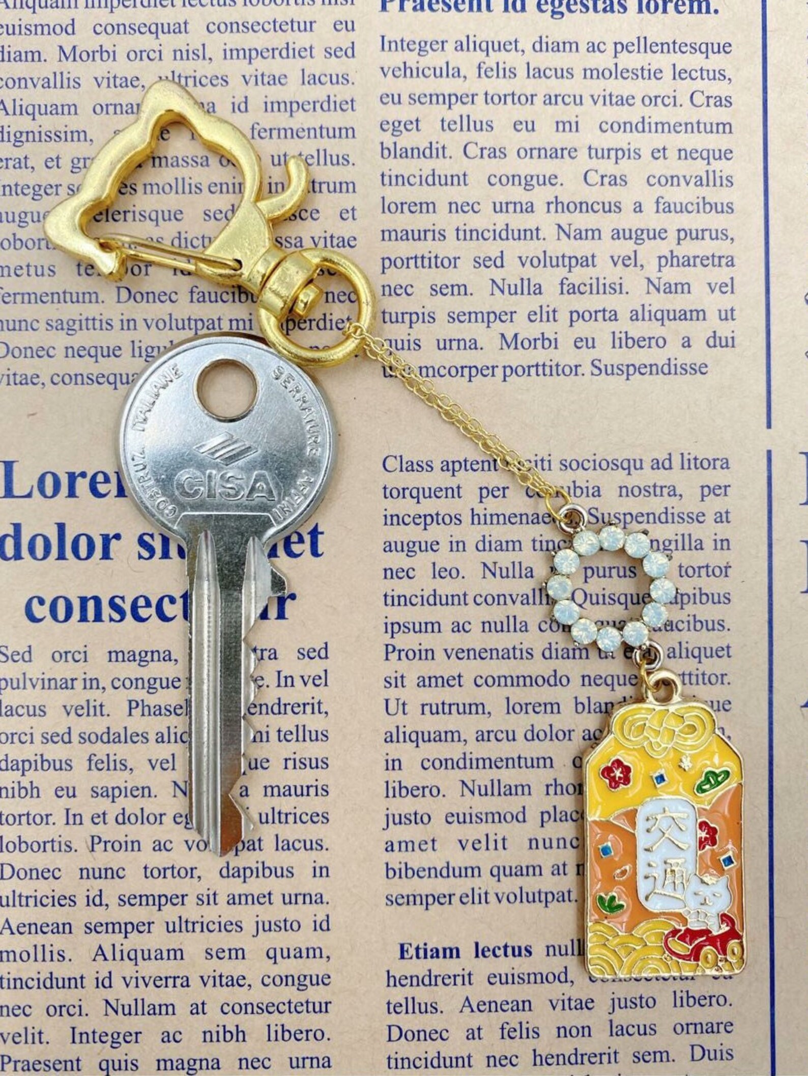 Drive safe keychain Safety keychain Cat Keychain Funny Etsy