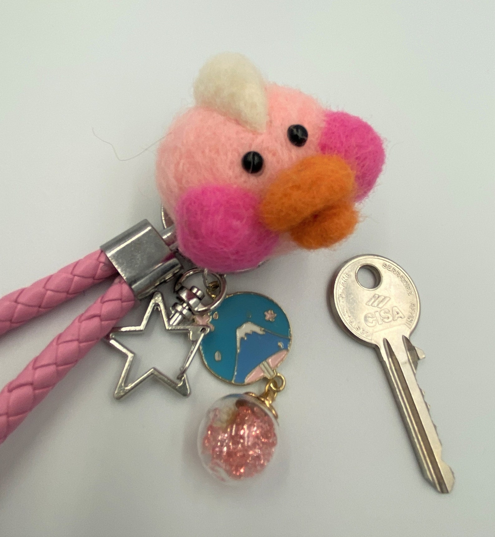 Rubber duck Keychain Rabbit keychain Cute Keychain Gift for Etsy