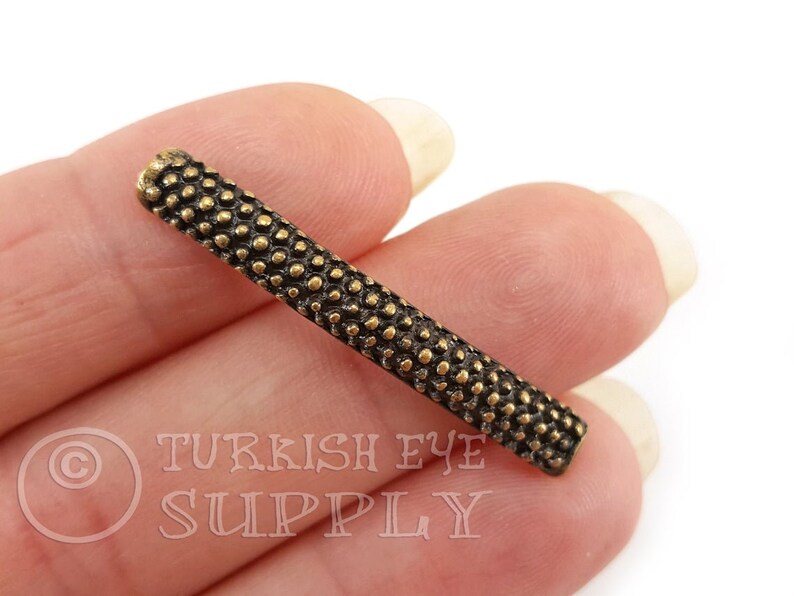 Bracelet Bead Tube Bead Bar Connector Bar Necklace Bracelet Finding Bronze Curve Tube Beading Tube Tube Spacer Curved Bar Bracelet
