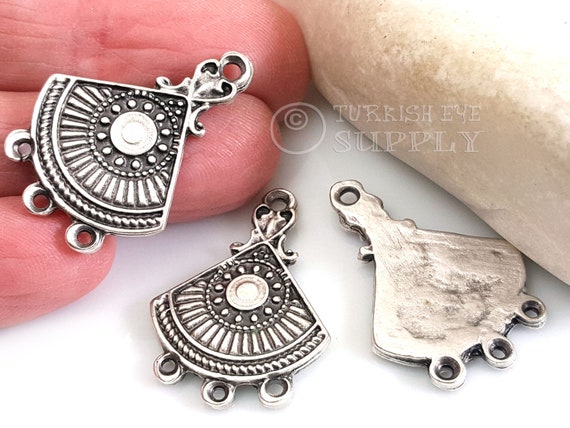 Silver connectors sales jewelry making