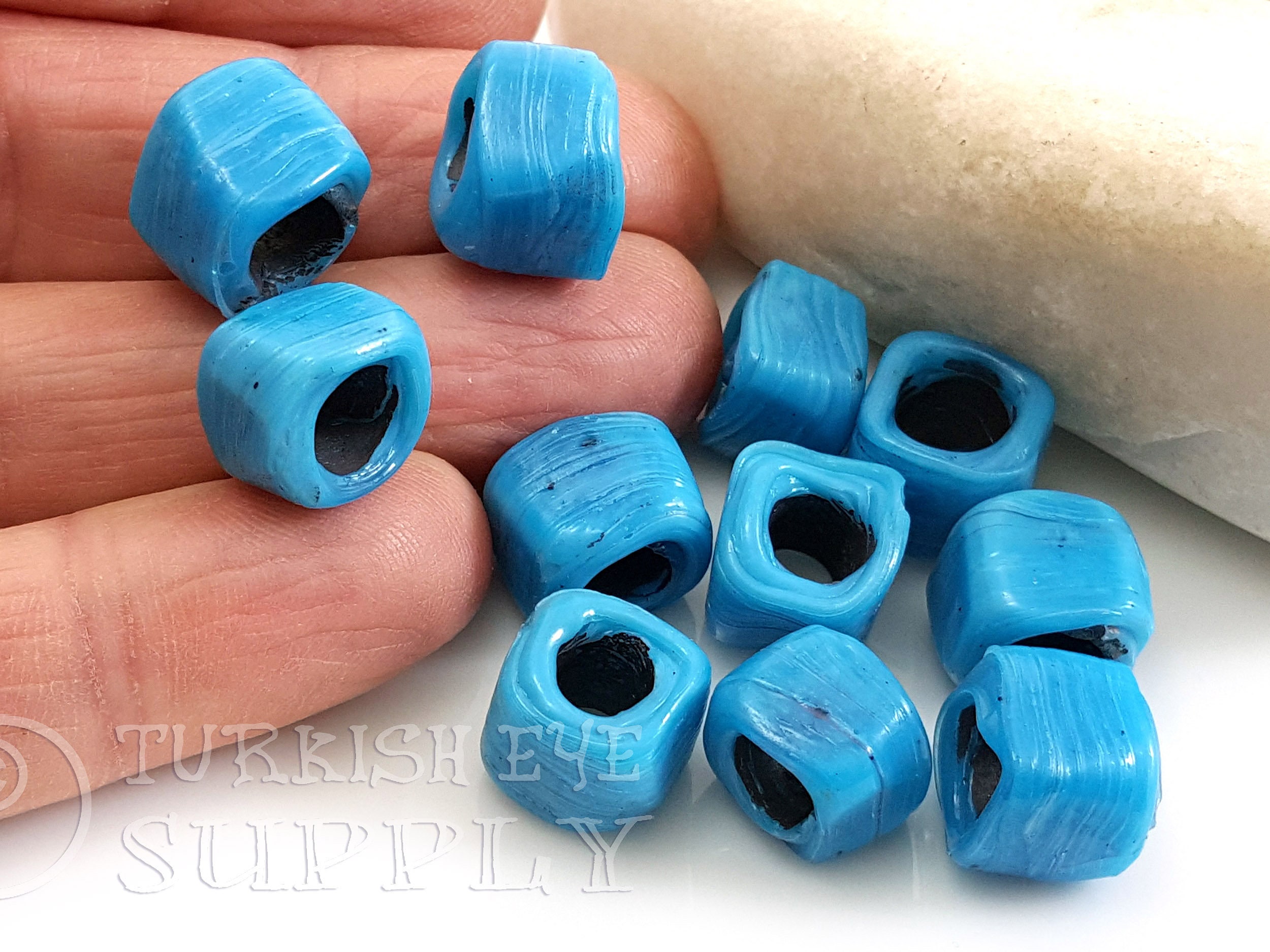 6mm/8mm/10mm/12mm Royal Blue Resin Beads Evil Eye Round Eyeball Beads  Devil's Beads For Making DIY Jewelry Bracelet Necklace Beading Accessories