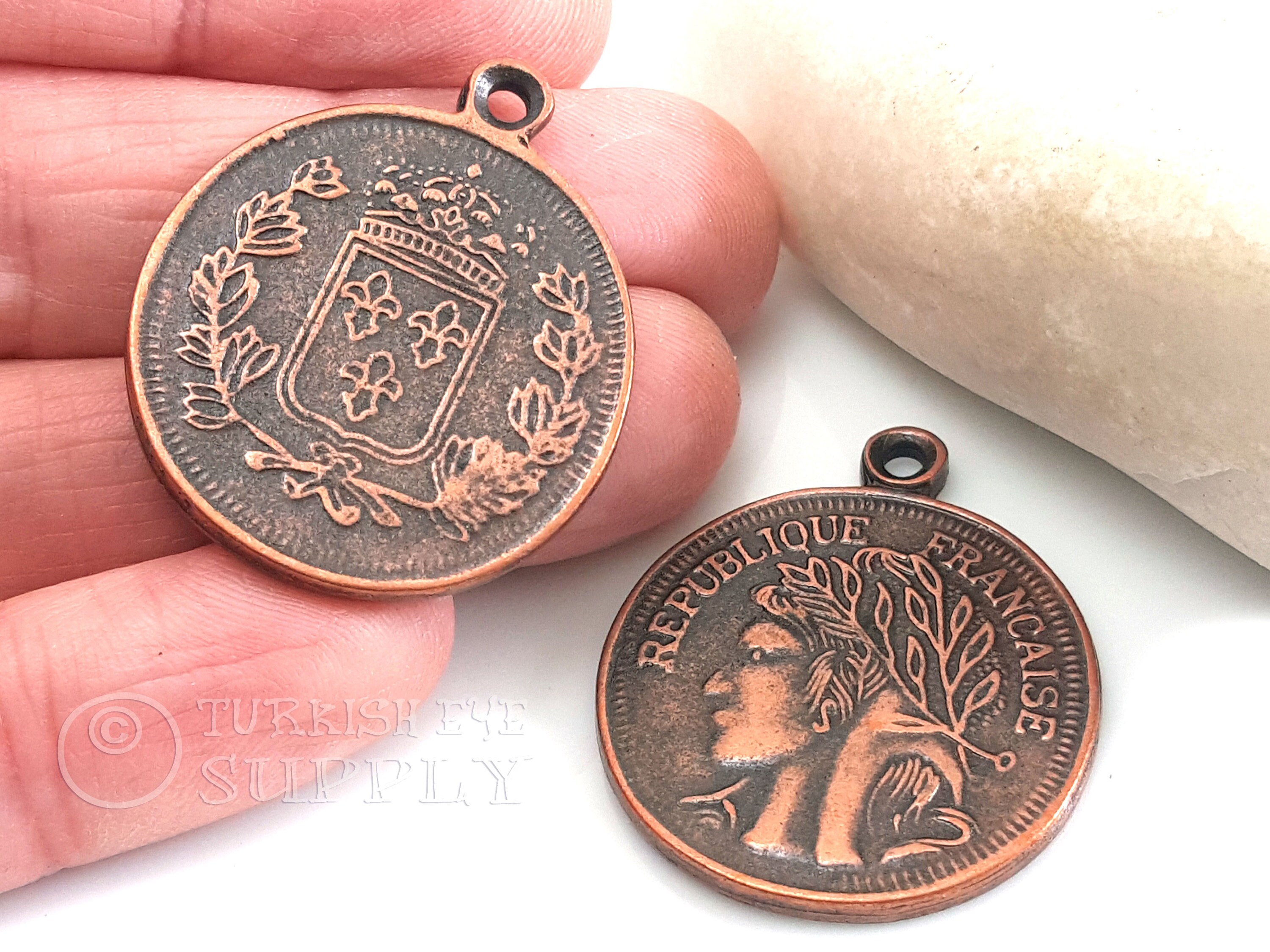 Large Copper Coin Antique Copper Coin 
