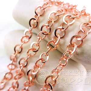 8mm rose gold rope chain deals