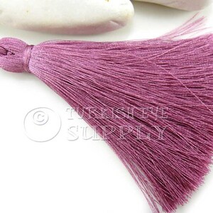 Extra Large Thick Liseran Purple Thread Tassel, Hand Made Tassel, Silk Thread Tassel, Home Deco, Mala Tassel, 1 pc, CC347