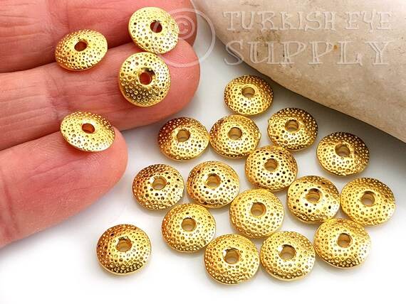 Gold Spacer Beads