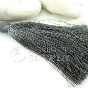 Extra Large Thick Gray Thread Tassel, Hand Made Tassel, Silk Thread Tassel, Home Deco, Mala Tassel, 1 pc, CC675