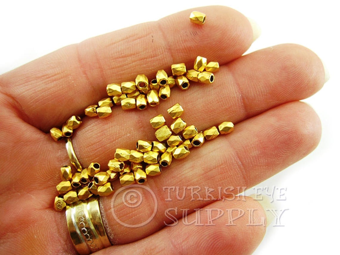 Cinched Tube Beads, Concave Beads, Gold Tube Beads, Gold Beads, Gold  Spacers, Long Tube Beads, Metal Beads, 22k Matte Gold Plated - 20pc
