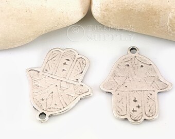 Beadwork Finding - Organic Heart, 33x38mm per pair Beadwork Finding - Organic Heart, 33x38mm per pair