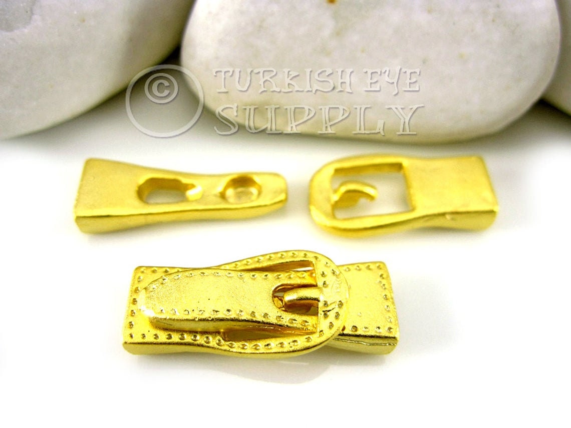 Large Gold Interlocking Buckle Clasp Gold Bracelet Clasp Etsy