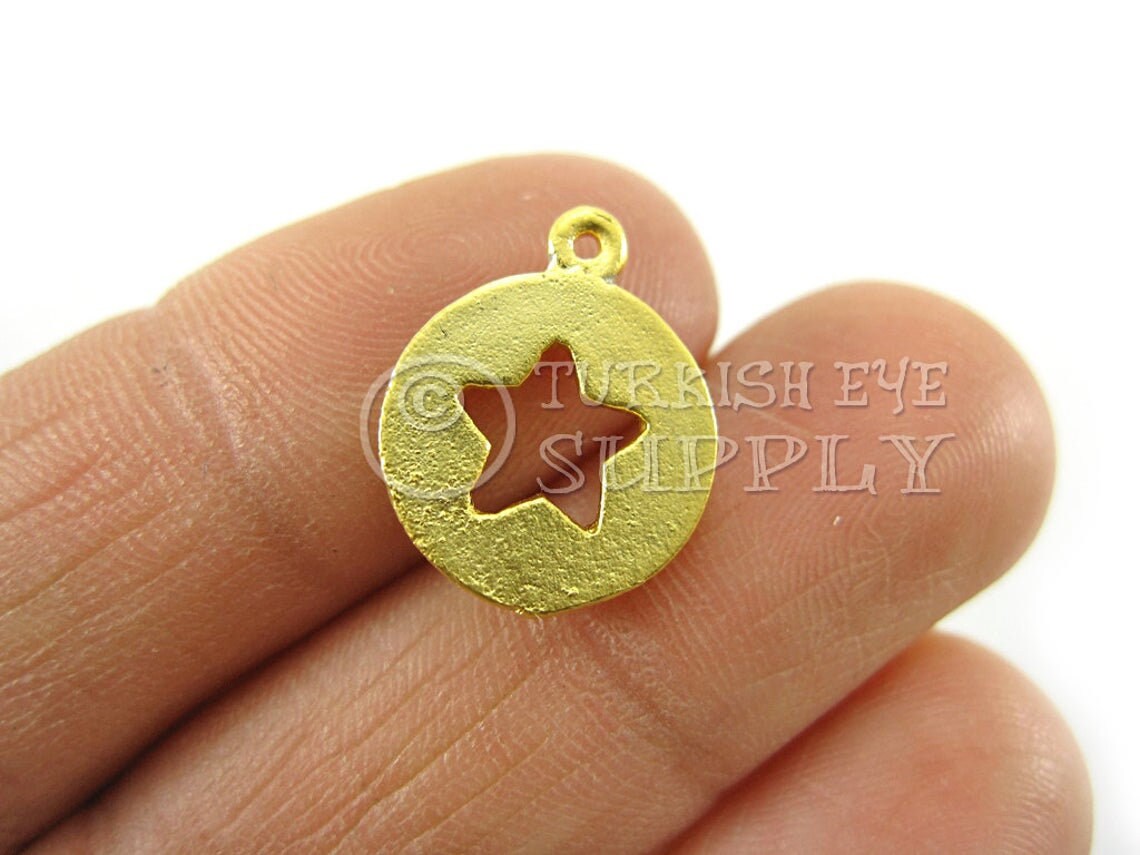 Collier À Breloques Lune Triquetra En Acier Inoxydable-Plaqué Or 18 Carats Pendentif Triple Lune