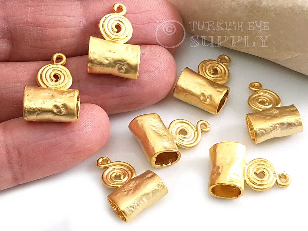 Gold Pendant Bail Beading Bails Necklace Connector Findings Etsy UK