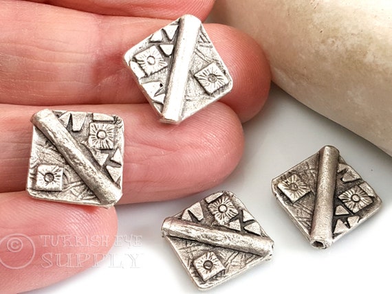 Square spacer hotsell beads