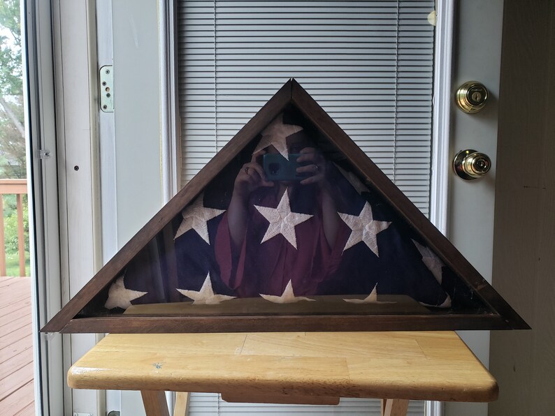 Veteran Flag Shadow Box Etsy