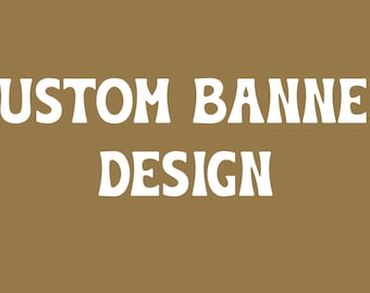 Custom Hand-Painted Party Banner